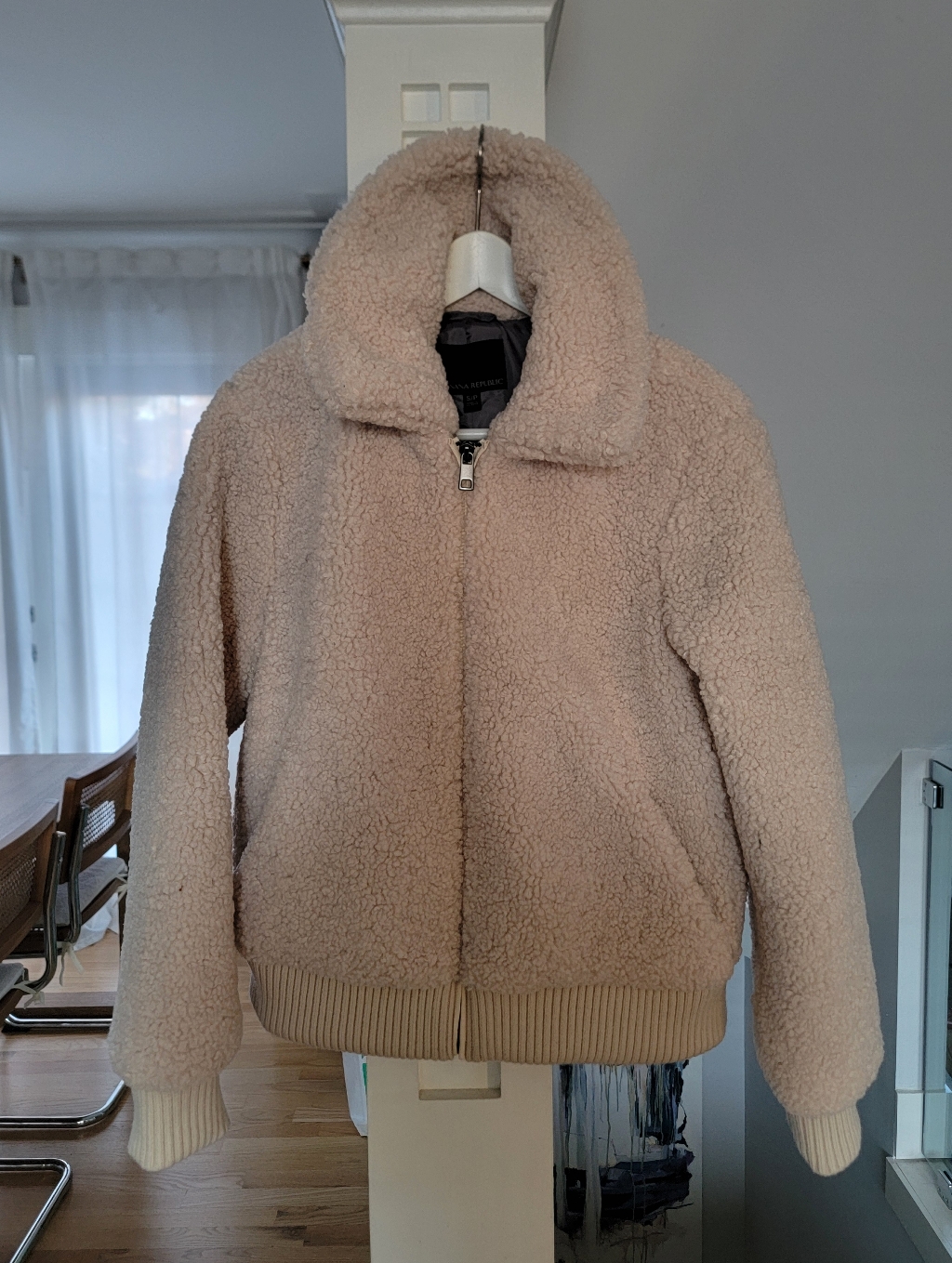 Like New Banana Republic Sherpa Bomber Jacket Small